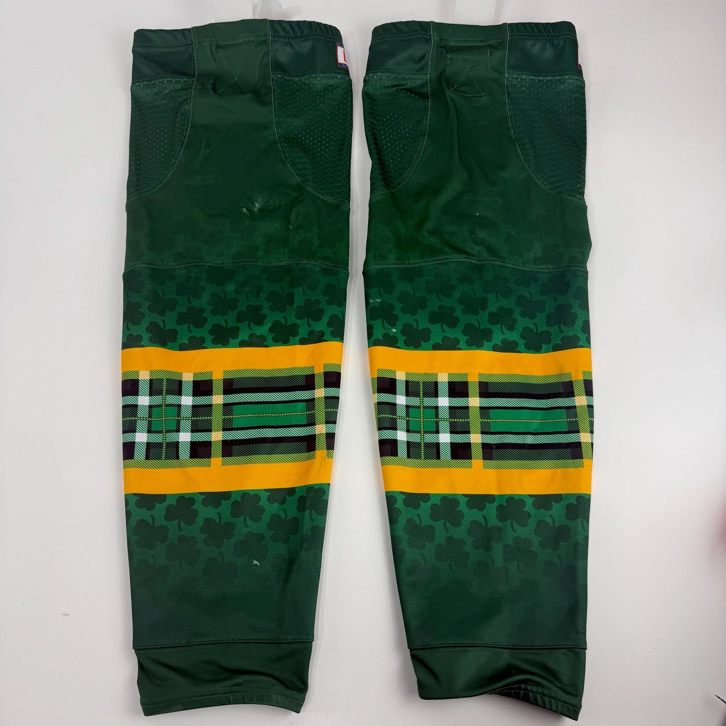 Like New Chicago Steel "Irish Night" Tidal Wave Hockey Socks