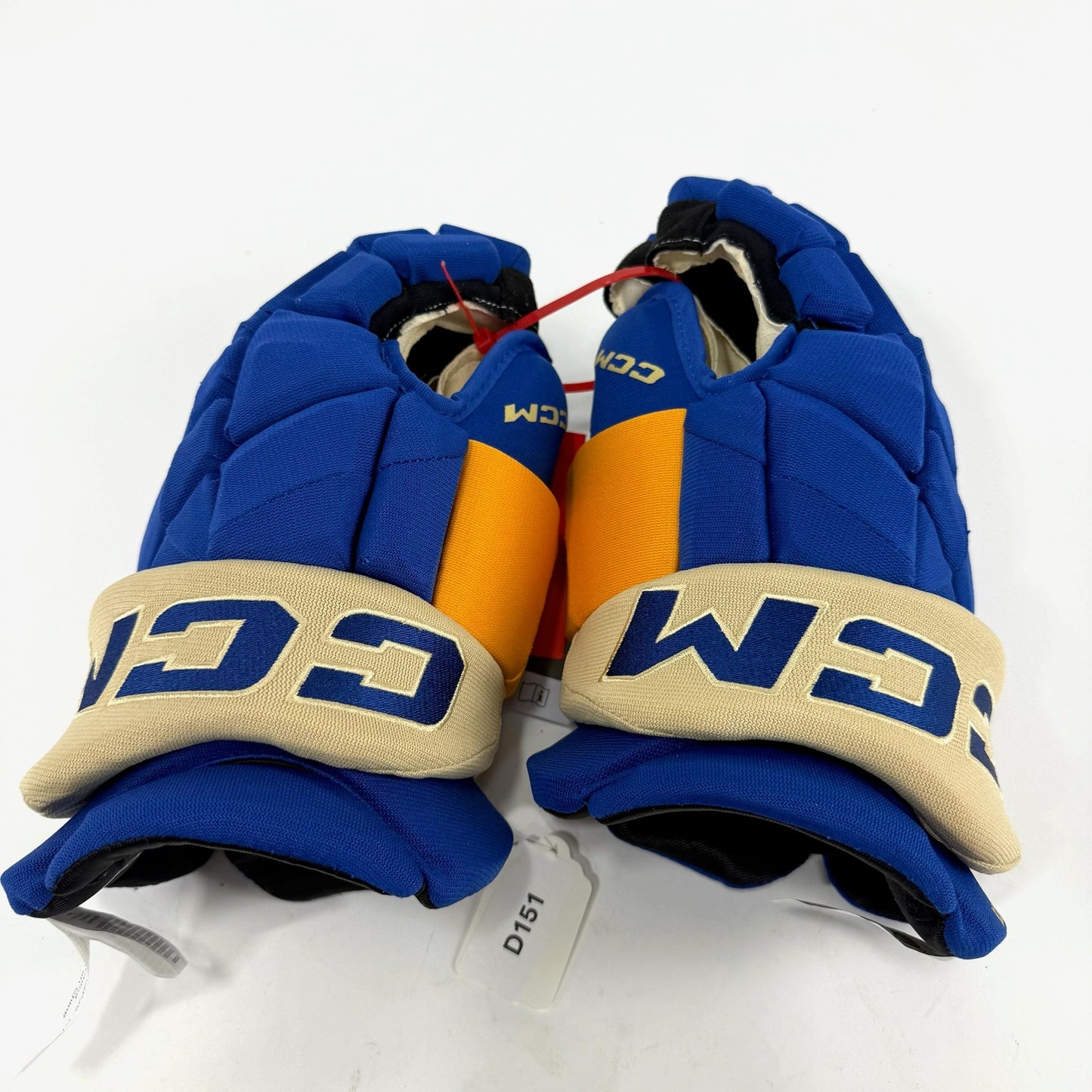 New STL Blues Heritage CCM Jetspeed Pro Gloves | 14" | Pitlick | D151 - Top Flight Hockey