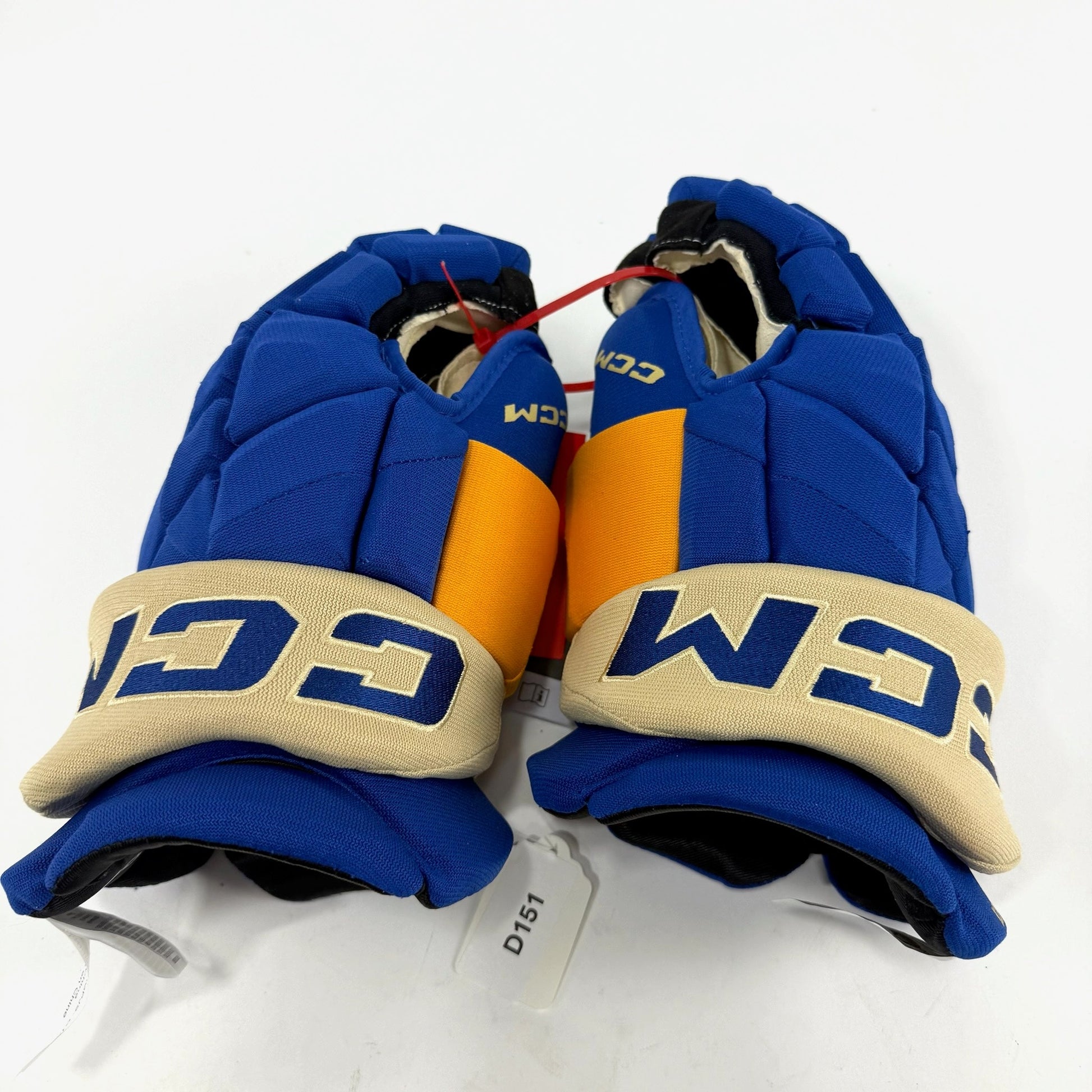 New STL Blues Heritage CCM Jetspeed Pro Gloves | 14" | Pitlick | D151 - Top Flight Hockey