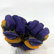 Used Yellow and Purple CCM 4 Roll Pro Gloves | 14" | E454 - Top Flight Hockey
