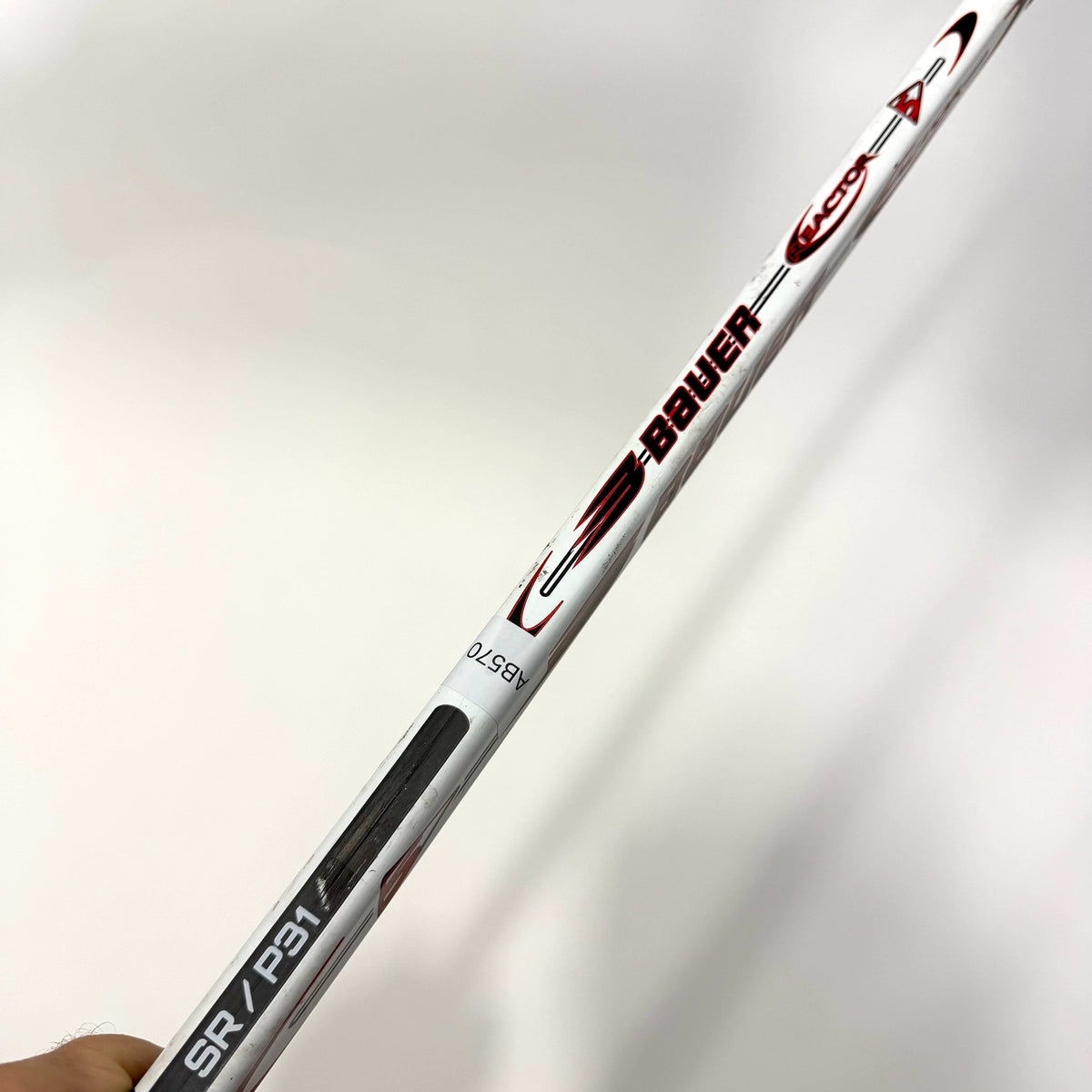 Used Regular Reactor 5 Goalie Stick | 28" Paddle P31 Curve | AB570