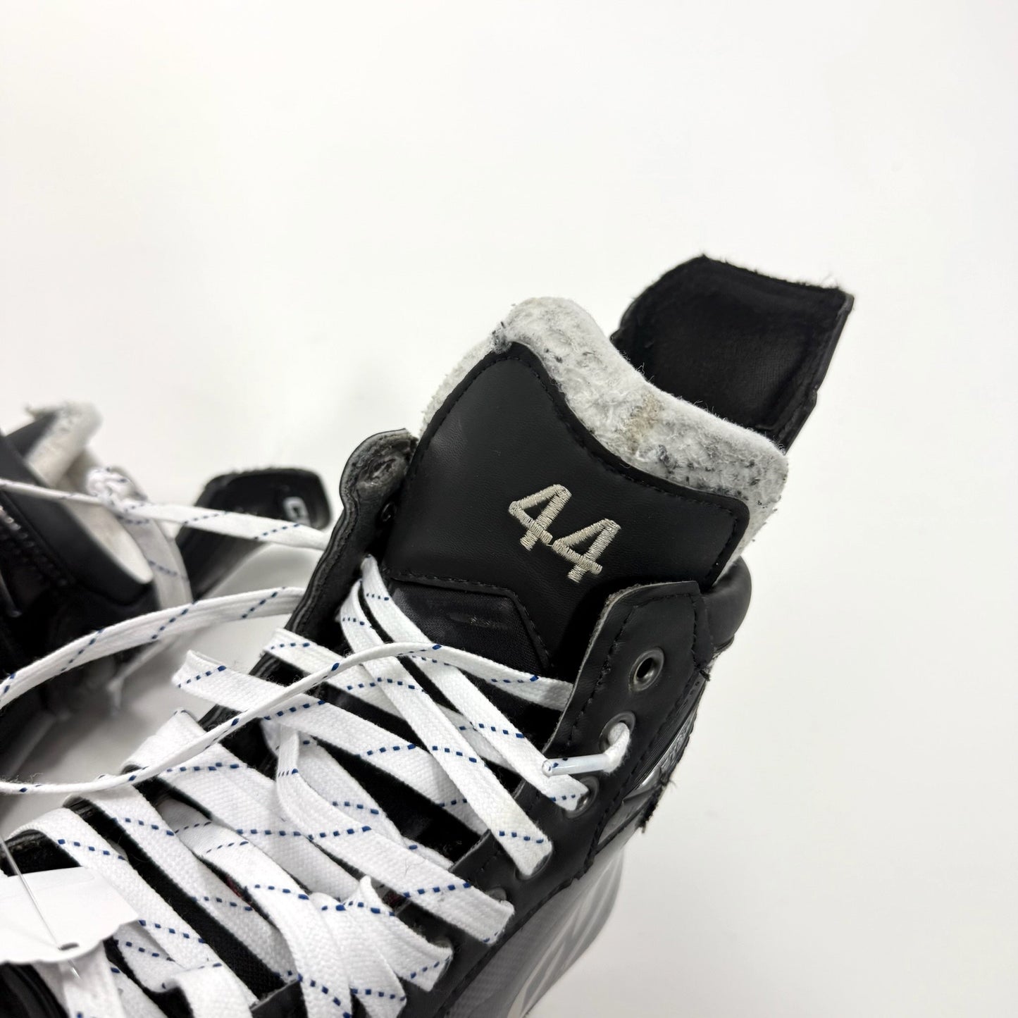 Used Black CCM Jetspeed FT6 Pro Skates | 8.5 D | Chicago Blackhawks Lukas Reichel | BH302 - Top Flight Hockey