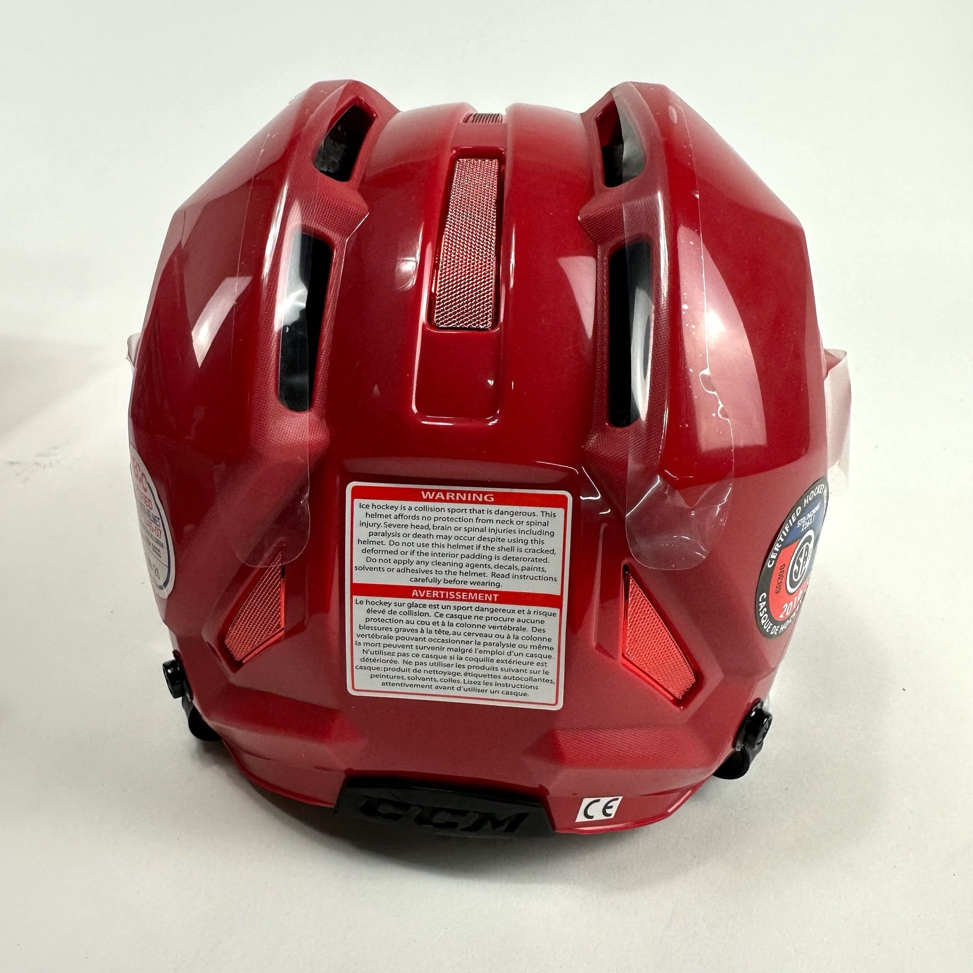 Brand New Small Red CCM Fitlite 3DS Helmet - Top Flight Hockey