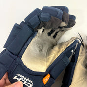 Used Navy CCM Tacks Pro Gloves | 14" | D359