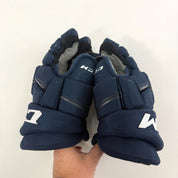 Used Navy CCM HGQL Gloves | 13" | D367