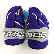 Brand New Purple Bauer Mach Pro Stock Hockey Gloves - 15" - Top Flight Hockey