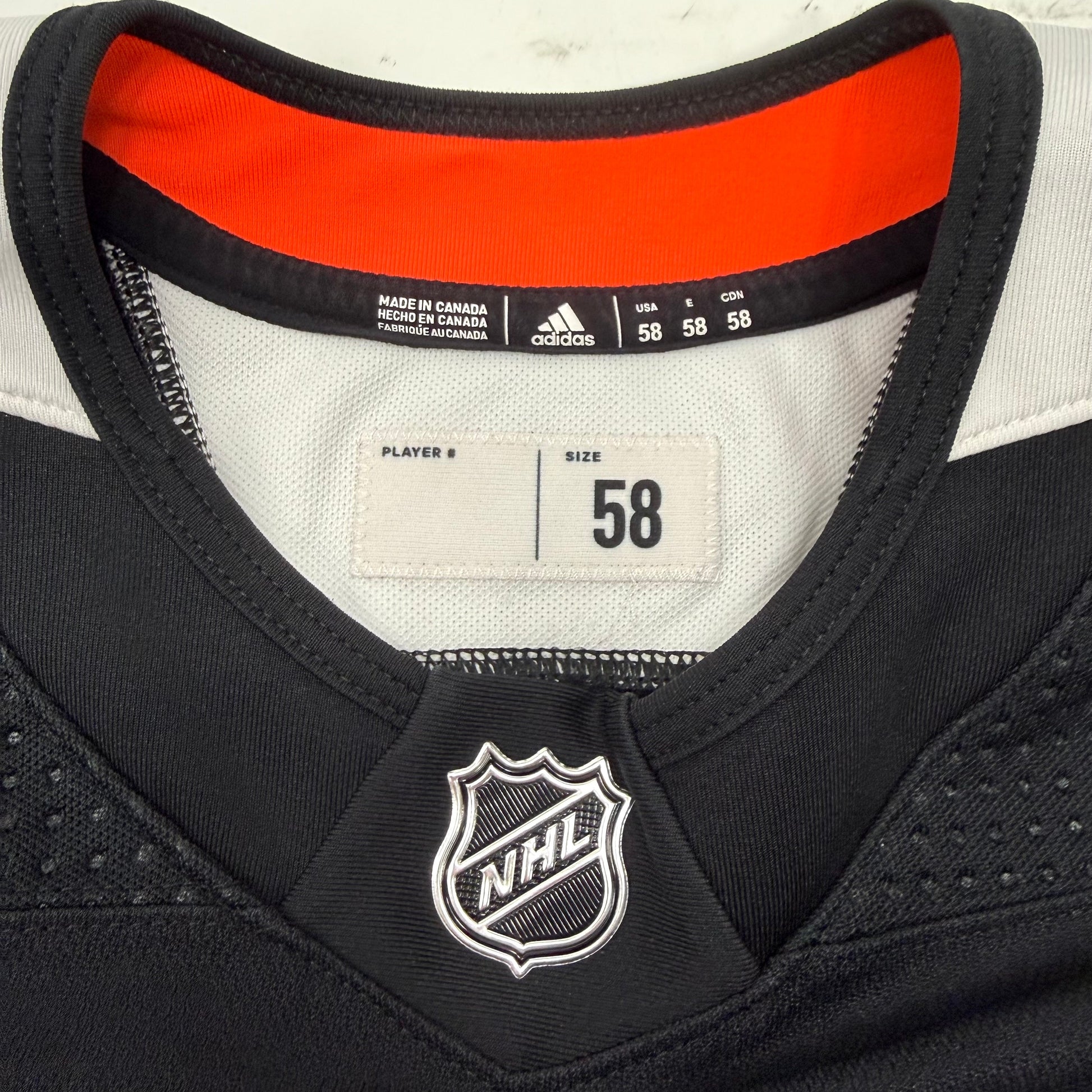 Used Black Chicago Blackhawks Adidas MIC Practice Jersey | Size 58 - Top Flight Hockey