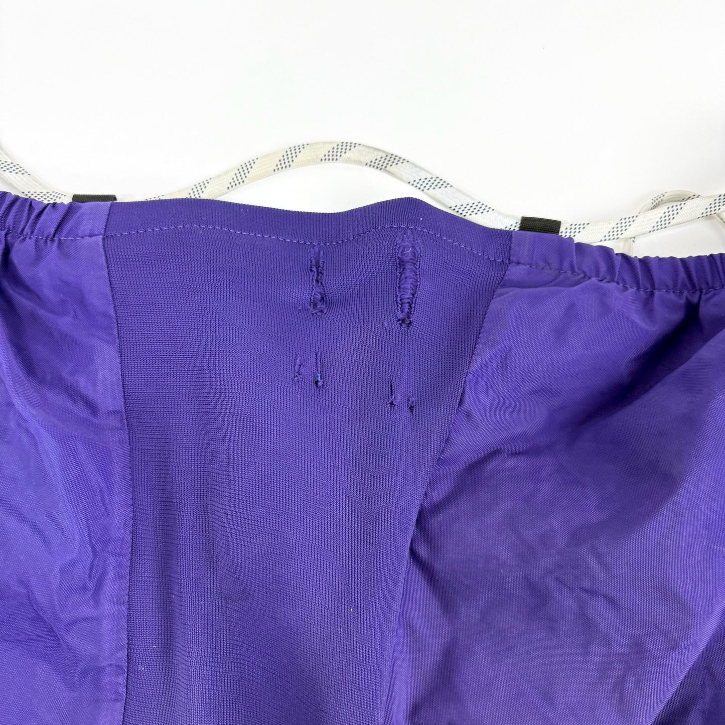 Used Purple and Yellow CCM PP10 Goalie Shell | Sr Large/XL | E347 - Top Flight Hockey