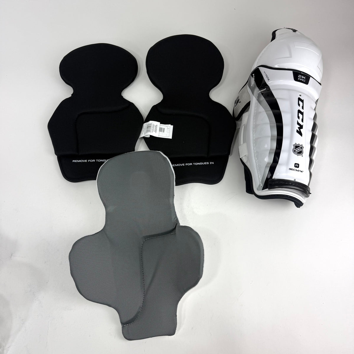 Brand New CCM Replacement Shin Pad Liners - 15” and 16”