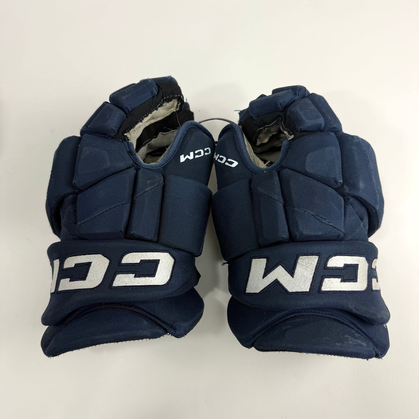 Used Navy CCM Jetspeed Pro Gloves | 14" | D372 - Top Flight Hockey