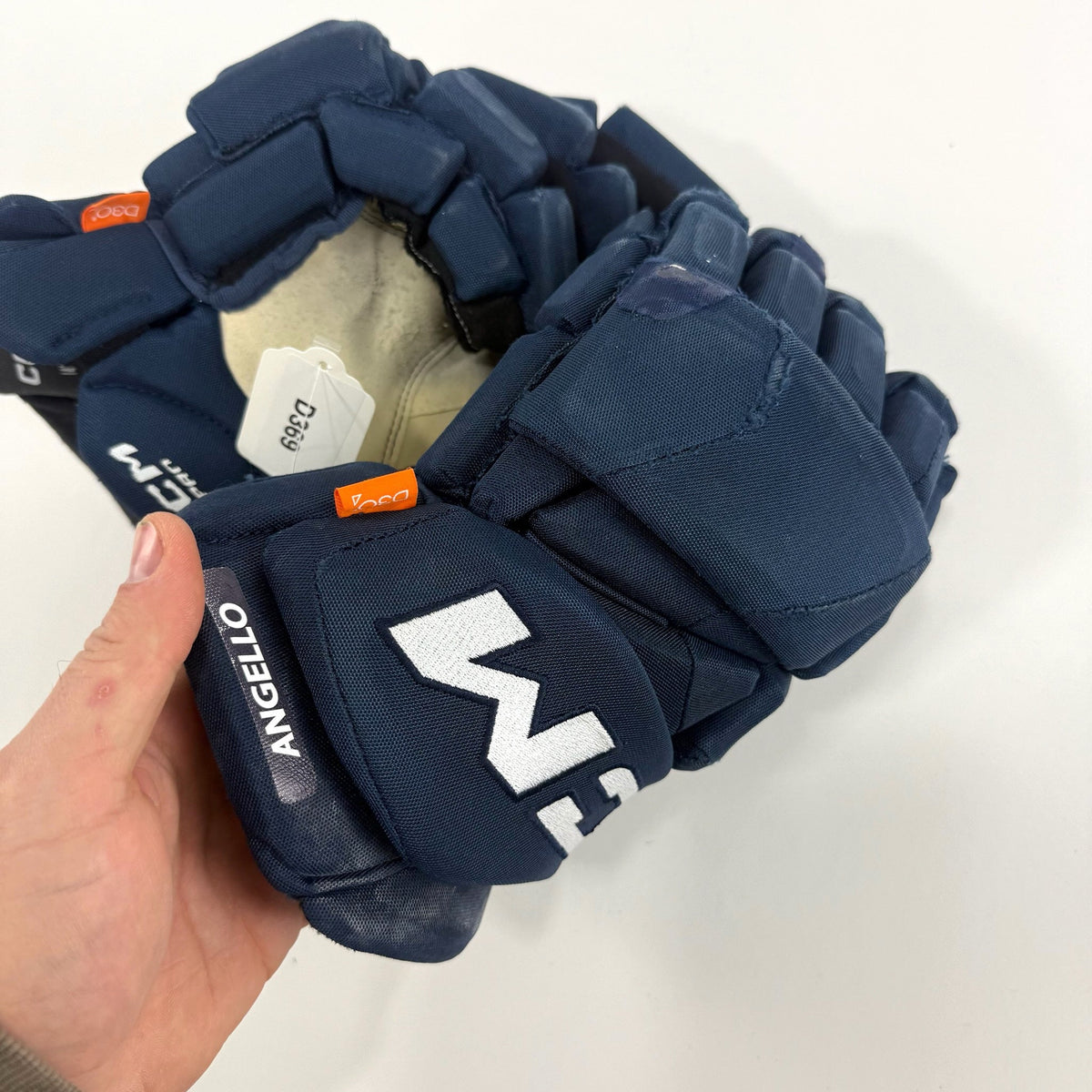 Used Navy CCM Jetspeed Pro Gloves | 14" | D369 - Top Flight Hockey