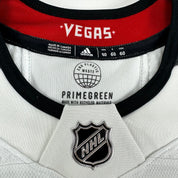 Brand New Away White Primegreen Vegas Golden Knights MIC Made in Canada Blank Game Jersey - Size 60