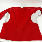 Used Blank Red Reebok Practice Jersey | Senior XXL | Q420