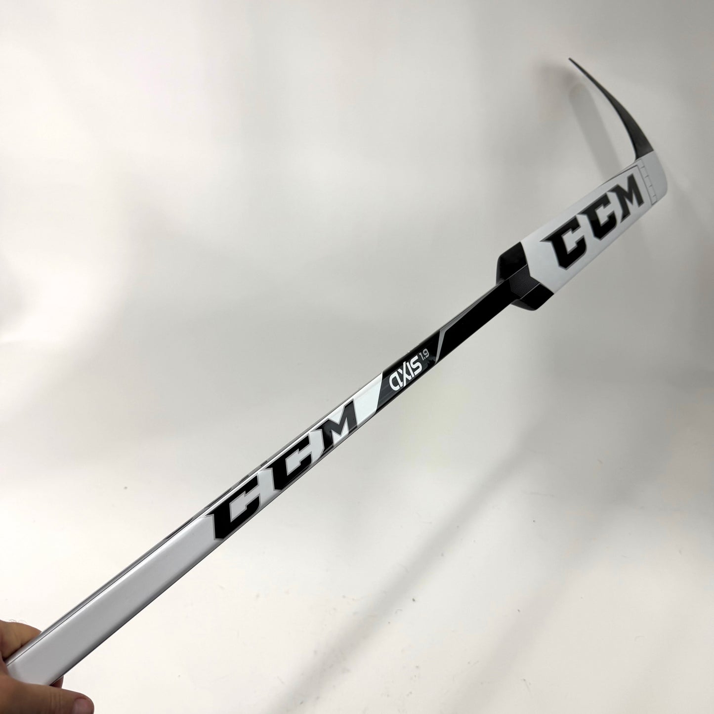 New Full Right CCM Axis 1.9 Goalie Stick | 26" Paddle P4 Curve | F18