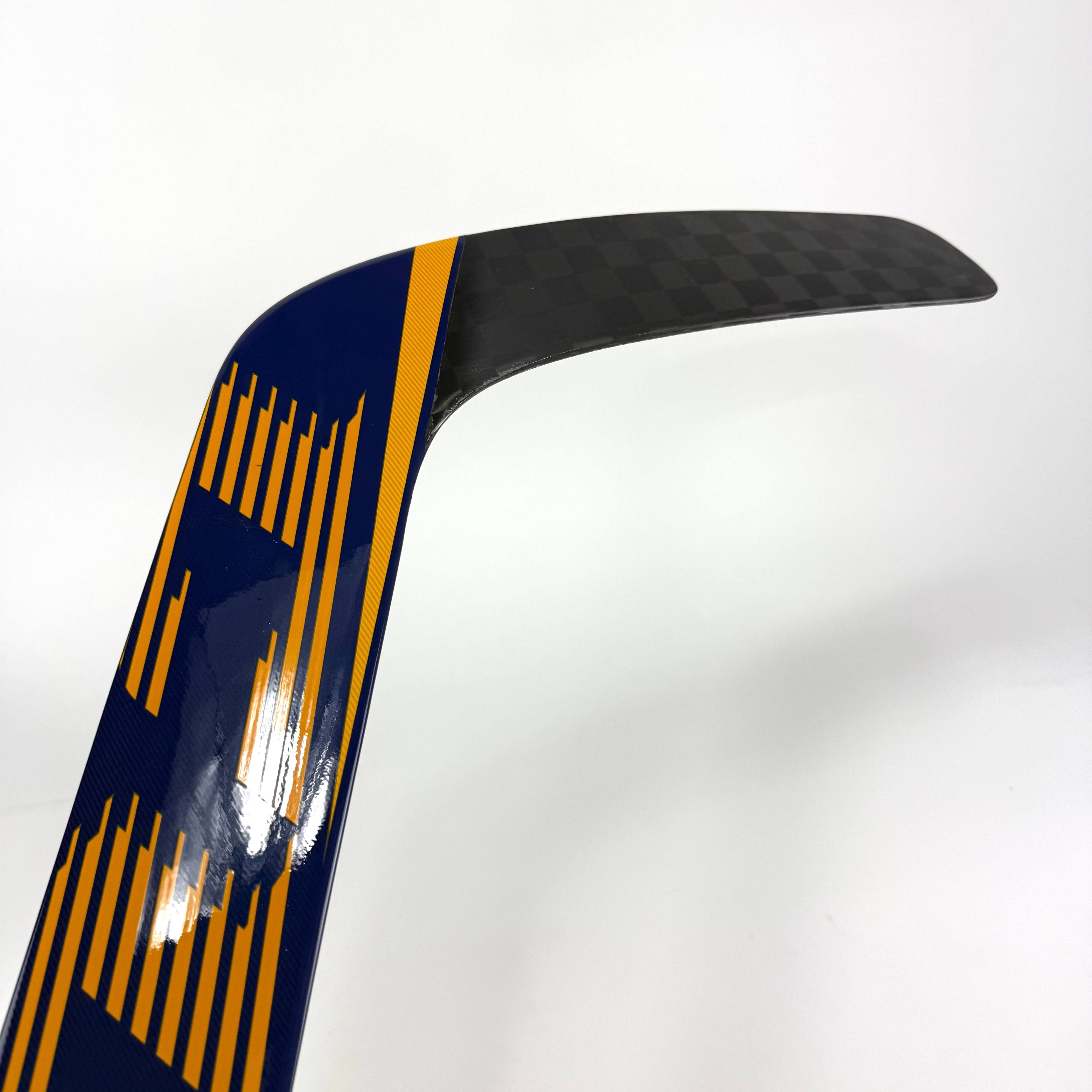 New Regular Blue/Yellow Eflex 5 Pro Lite Goalie Stick | 24" Paddle Heel Curve | Saros | R627 - Top Flight Hockey
