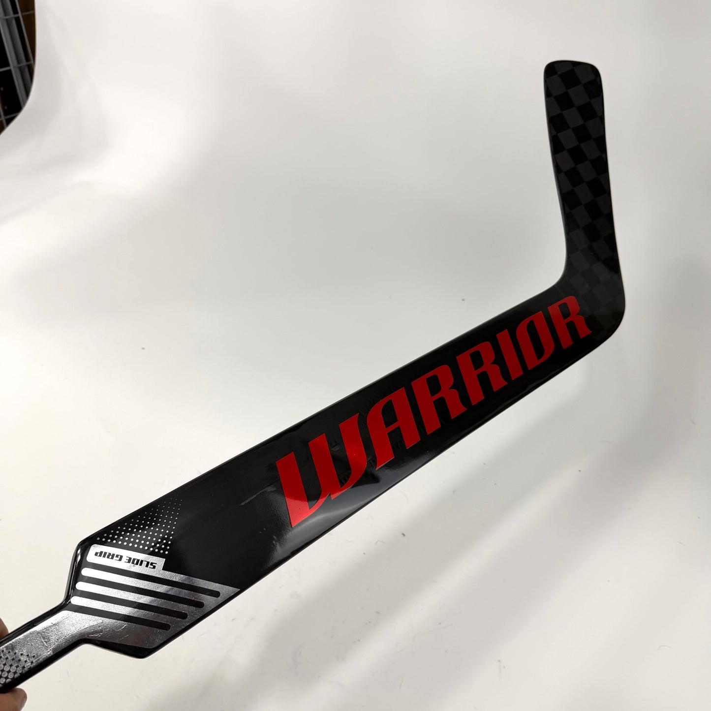 New Regular Black/Red Warrior Ritual V4 Goalie Stick | 26" Paddle Custom Curve | Mrazek | BH109