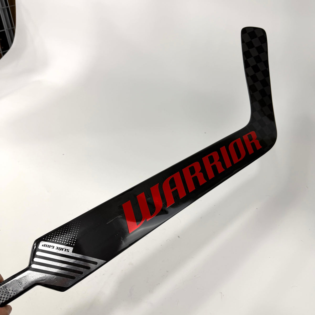 New Regular Black/Red Warrior Ritual V4 Goalie Stick | 26" Paddle Custom Curve | Mrazek | BH109 - Top Flight Hockey