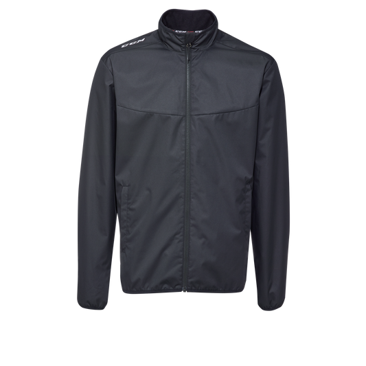 New CCM Black Mid Weight Jacket | Senior S | #191520304256 - Top Flight Hockey
