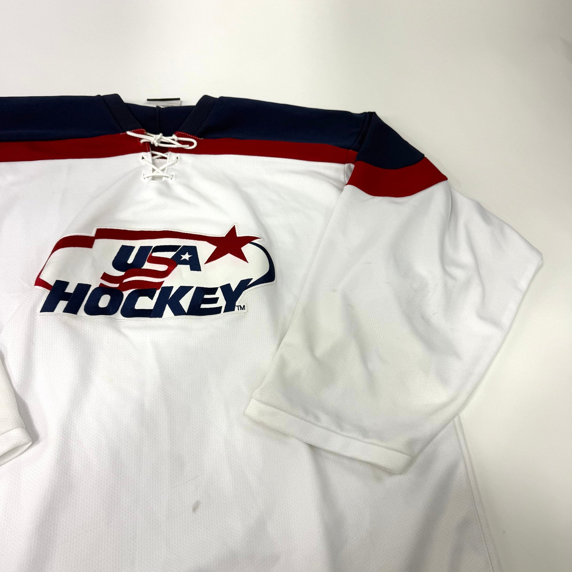Used White K1 USA Hockey Jersey | Senior Large | BH564 - Top Flight Hockey