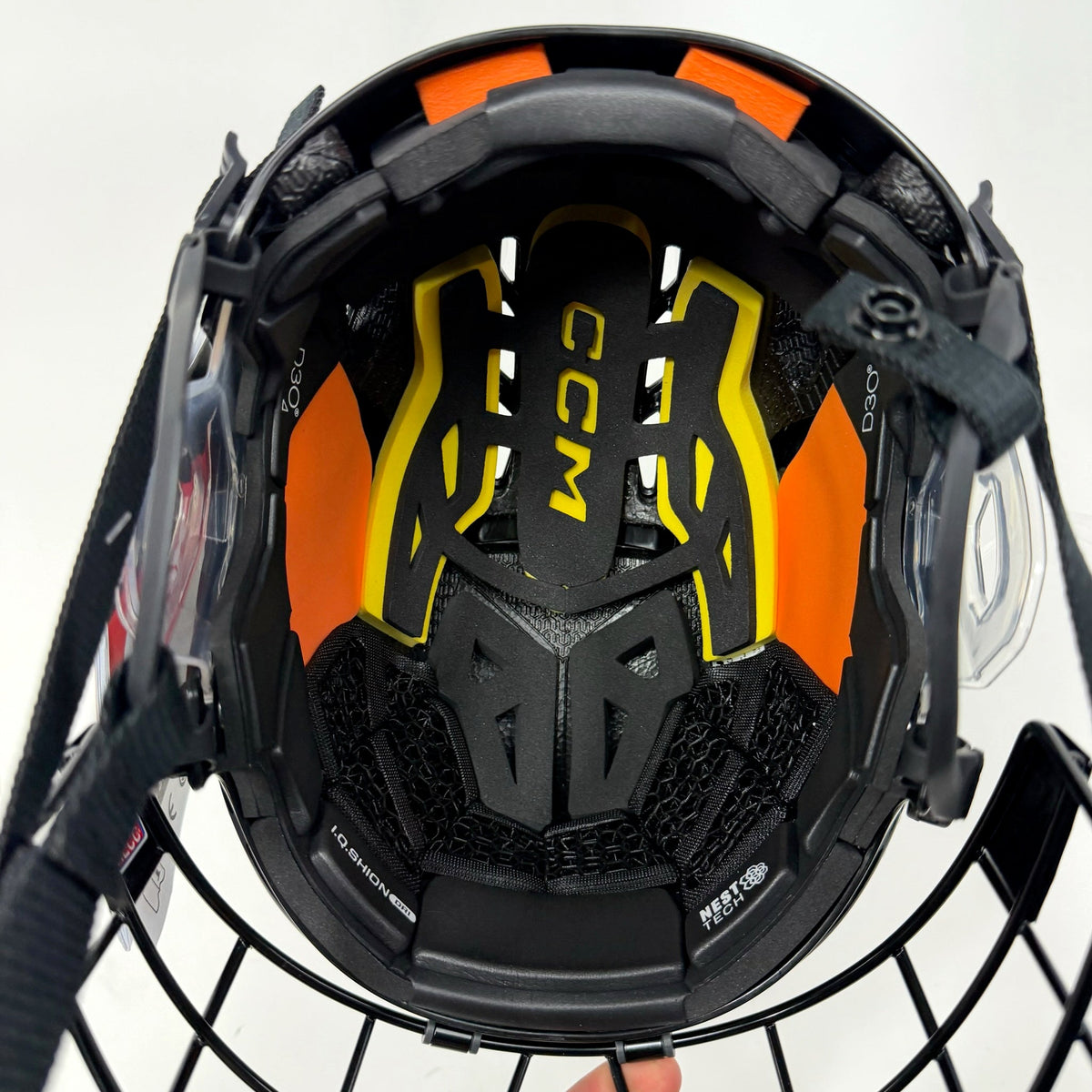 New Black CCM Tacks 720 Helmet Cage Combo | Medium | AB173 - Top Flight Hockey