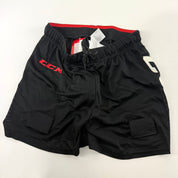 New Black CCM Loose Fit Mesh Jock with Velcro Tabs | Youth XL | #191520509910 - Top Flight Hockey