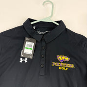 New Black Womens Under Armour UWSP Pointers Golf Polo | Womens M | E272 - Top Flight Hockey