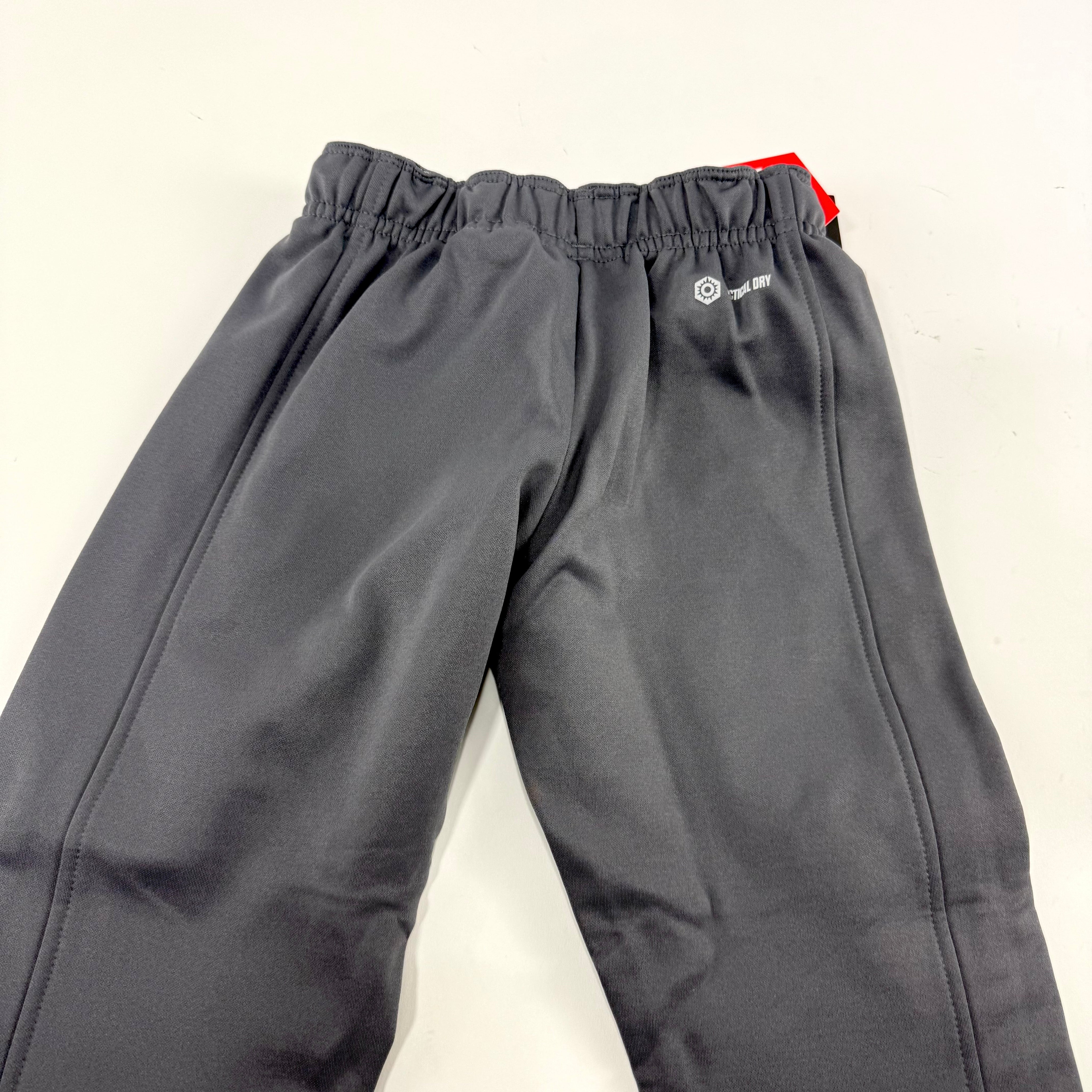 New Dark Grey CCM Youth Team Training Cuffed Pant | Youth XS | #888600283722 - Top Flight Hockey