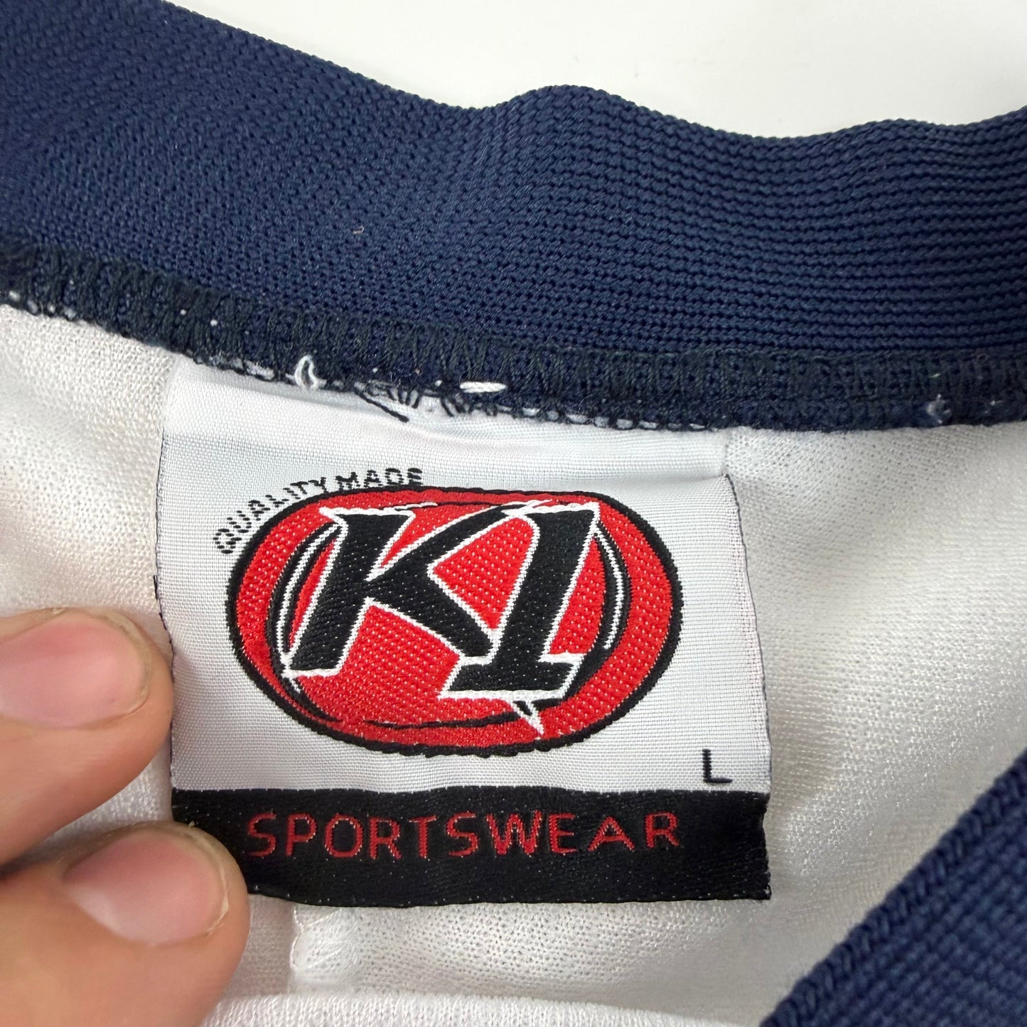 Used K1 White Yale Hockey Jersey | Senior Large | J121