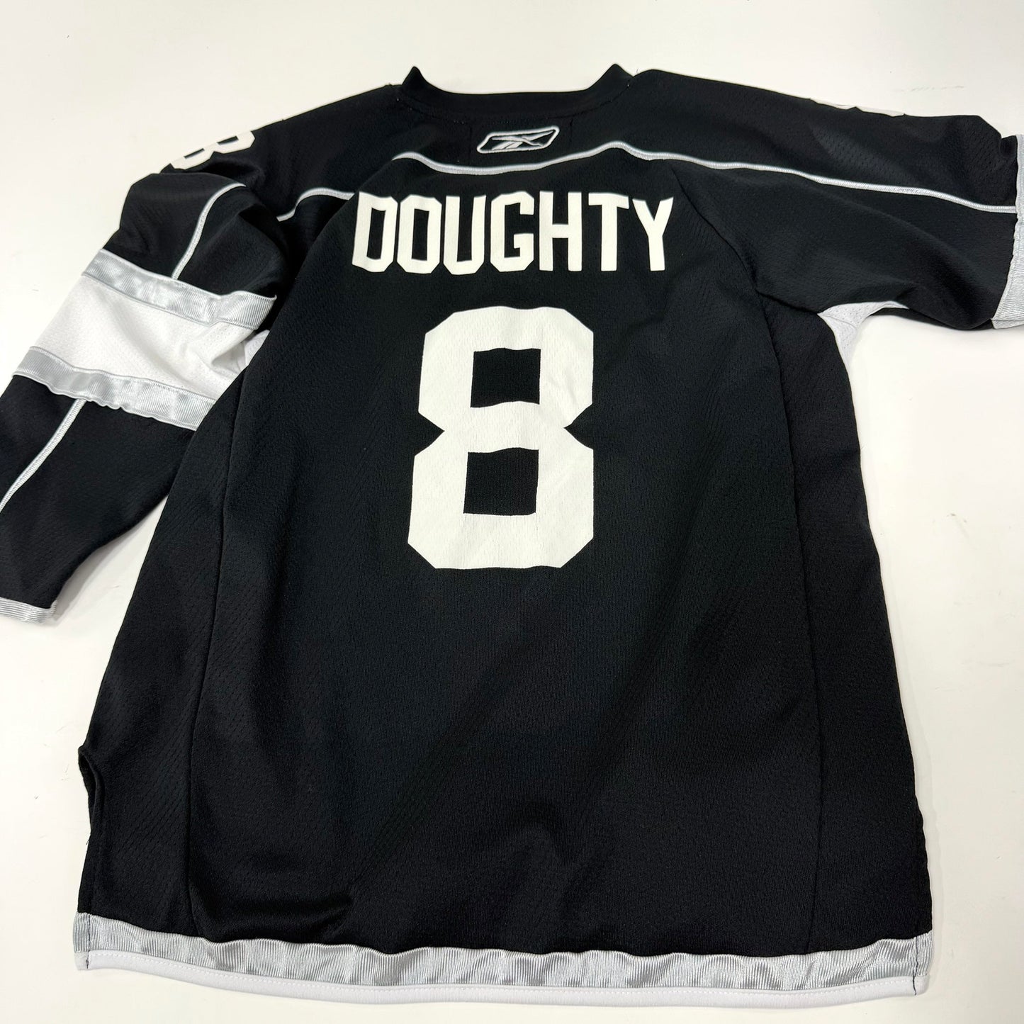 Used Black Reebok LA Kings Drew Doughty Jersey | Youth Large/XL | AB515
