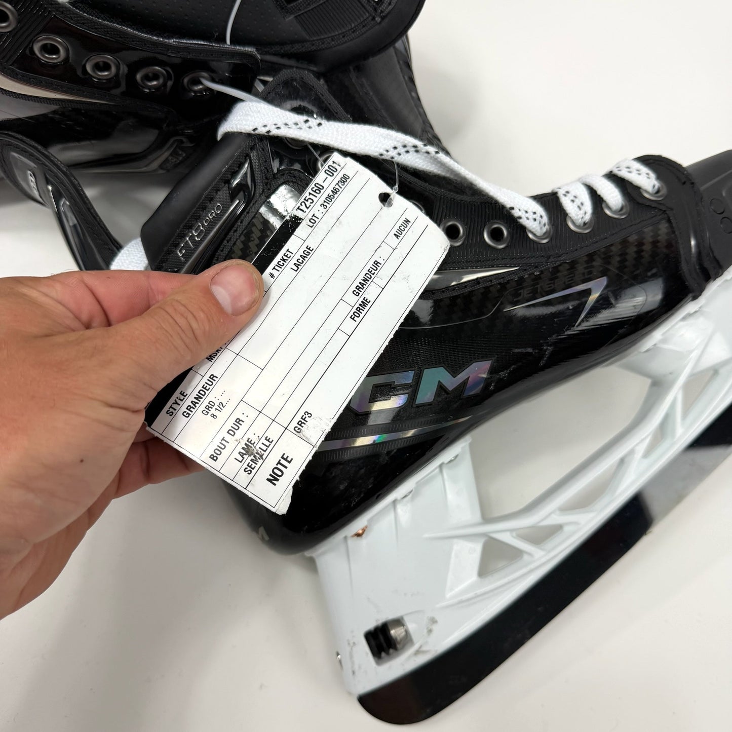 New Black CCM Jetspeed FT8 Pro Skates | 8.5 D | J122
