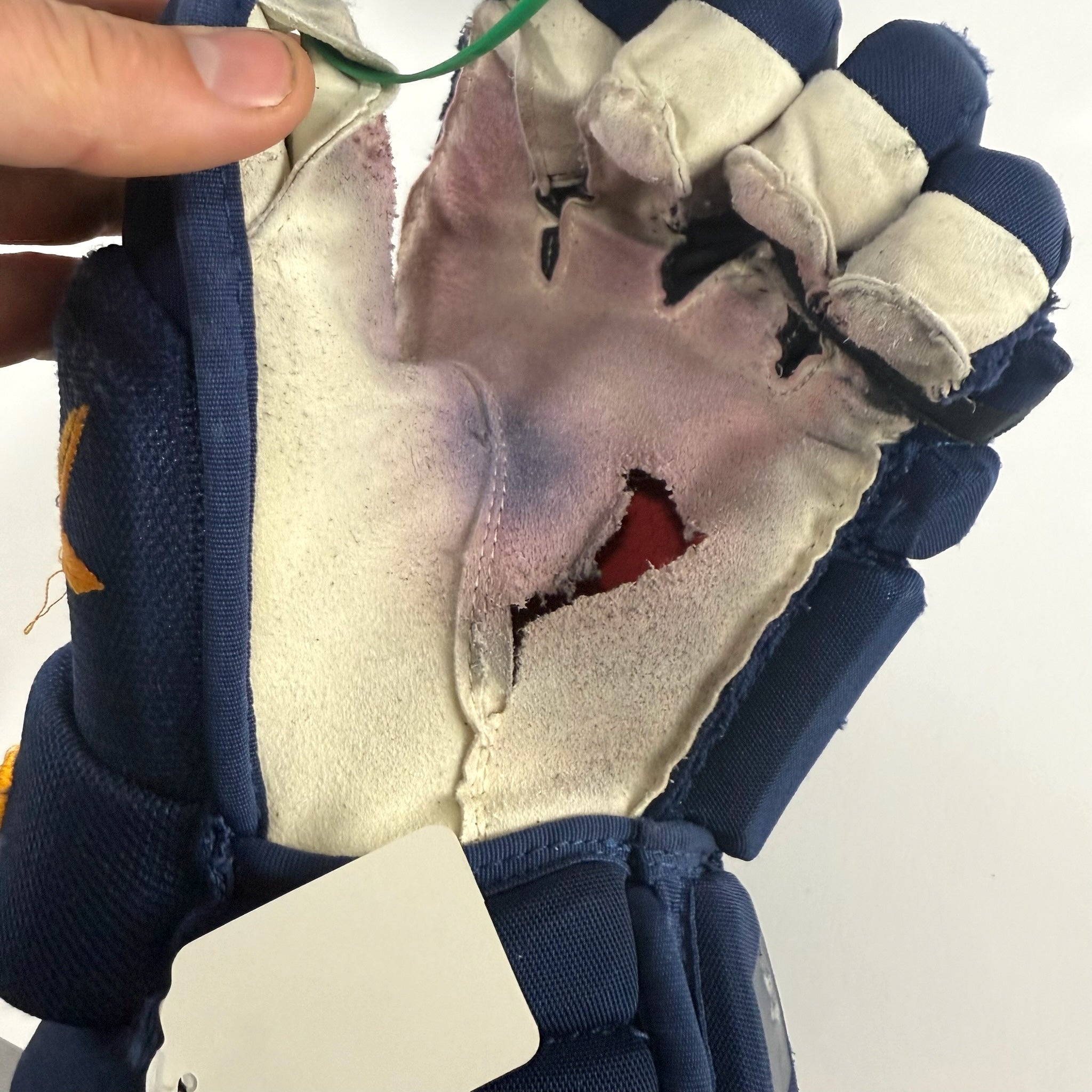 Used Navy STL Blues Bauer Vapor 2x Pro Gloves | 14" | D100 - Top Flight Hockey