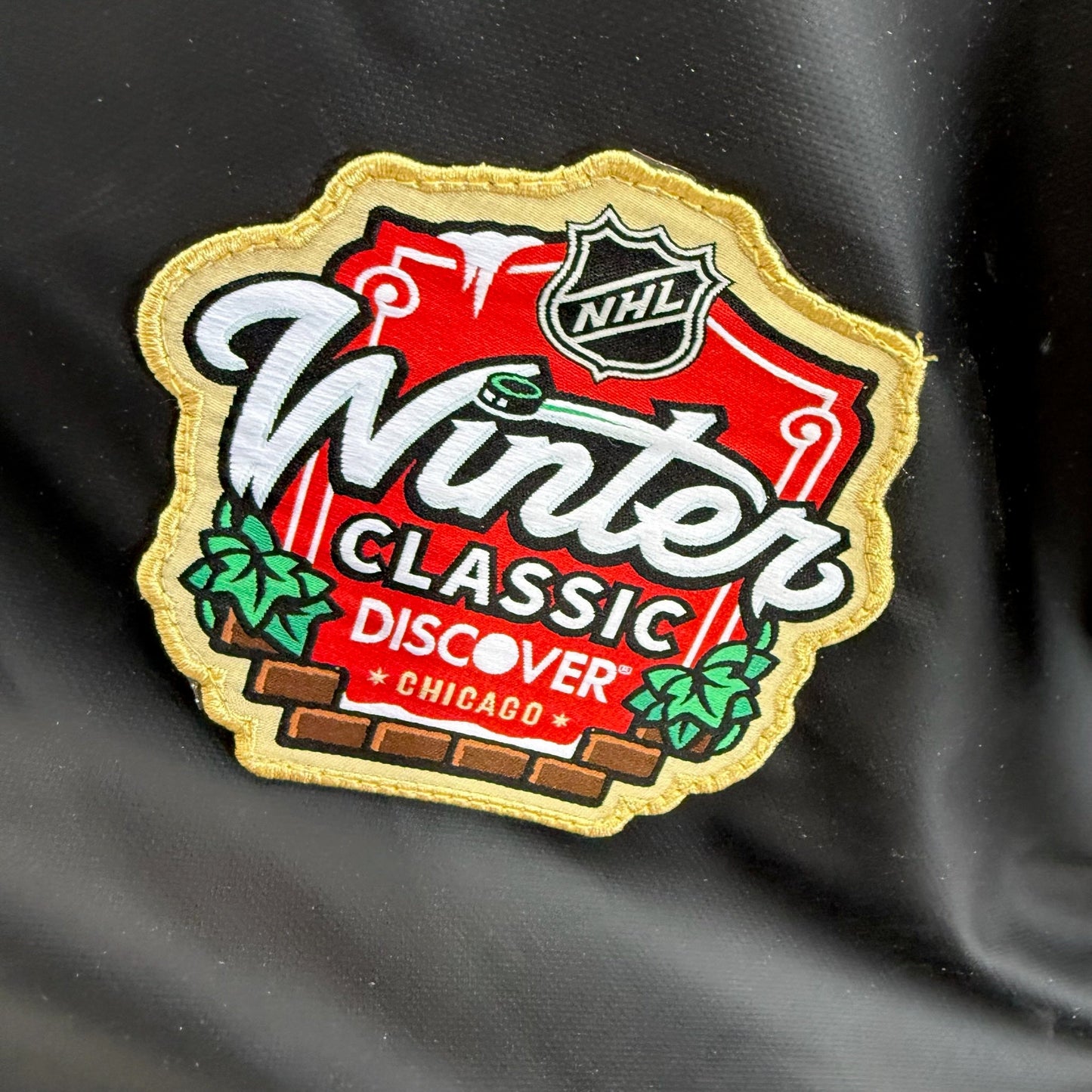New Black Chicago Blackhawks Fanatics Winter Classic Duffle Bag | R243
