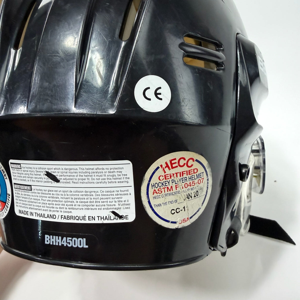 Used - Large Black Bauer 4500 with Bauer Pro Visor - #J100