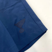 ( Player Issued ) - Brand New Navy Adidas Golf Shorts - St. Louis Blues Logo | #X493