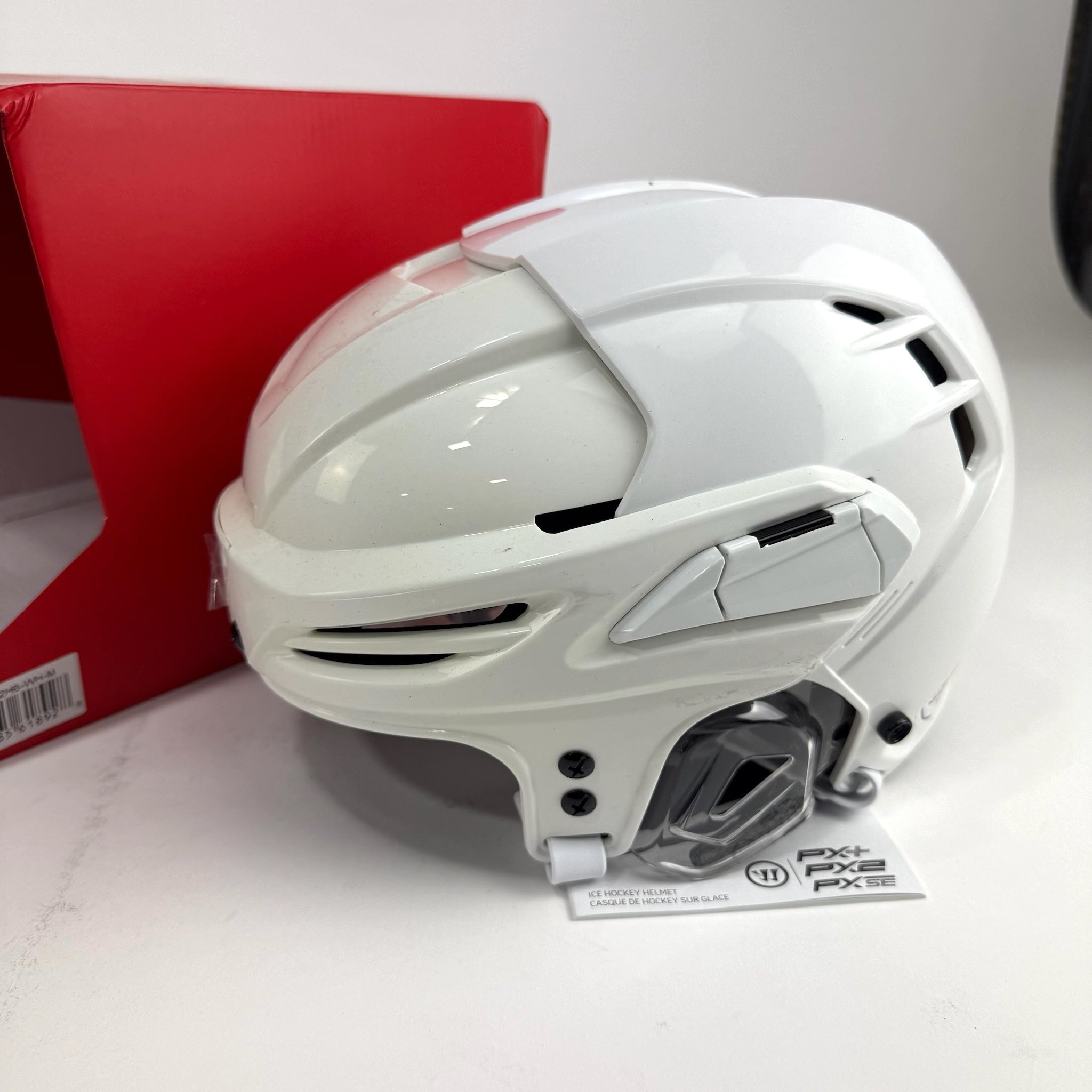 New White Warrior Covert PX2 Helmet | Senior Medium - Top Flight Hockey