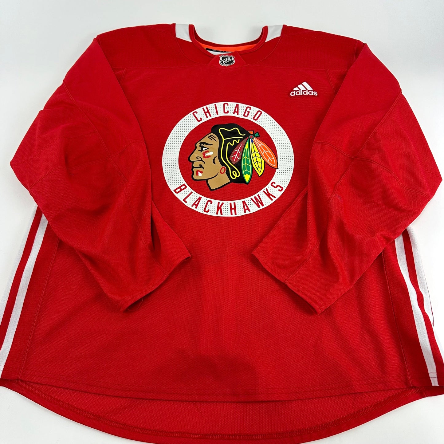 MACDOUGALL #85 - Red Chicago Blackhawks Practice Jersey - Adidas MIC Size 58