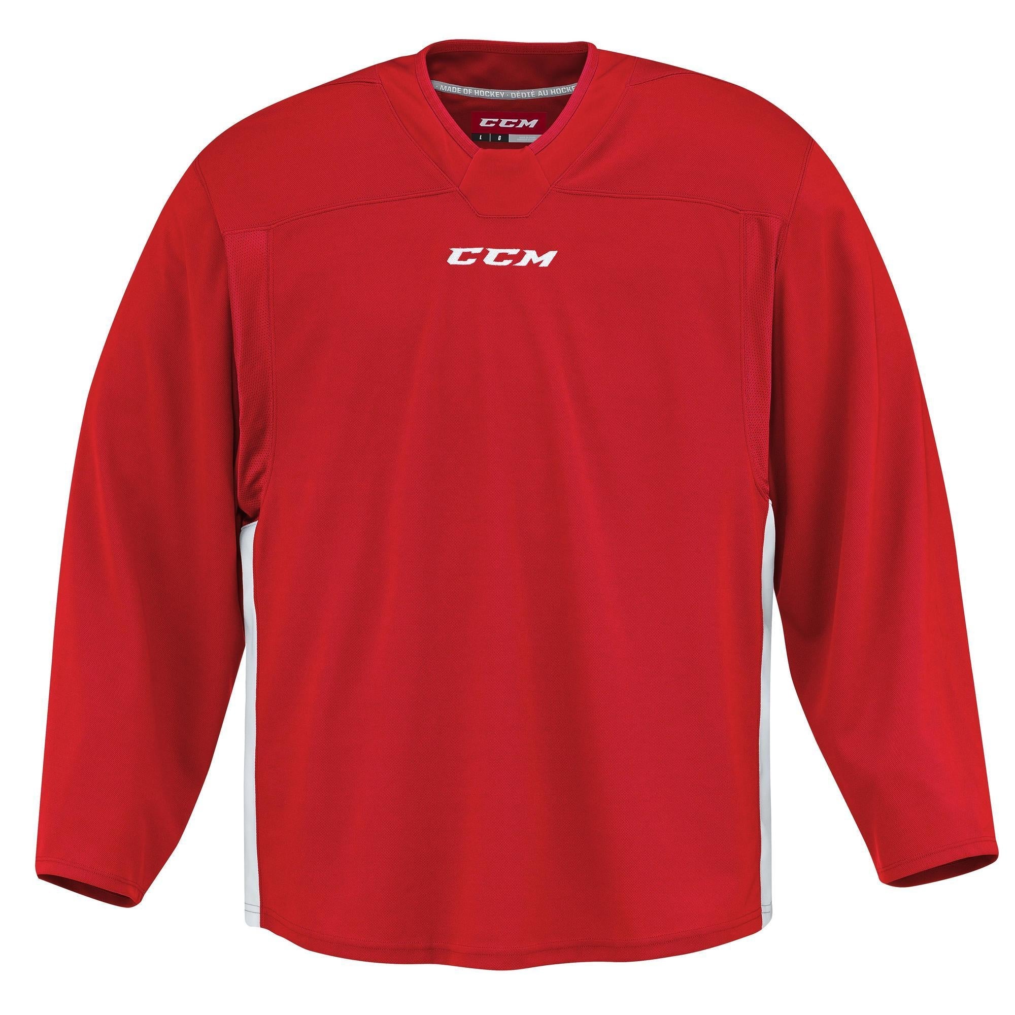 New CCM 6000 Series Quicklite Practice Jersey Red | Senior XL | #888600656854 - Top Flight Hockey