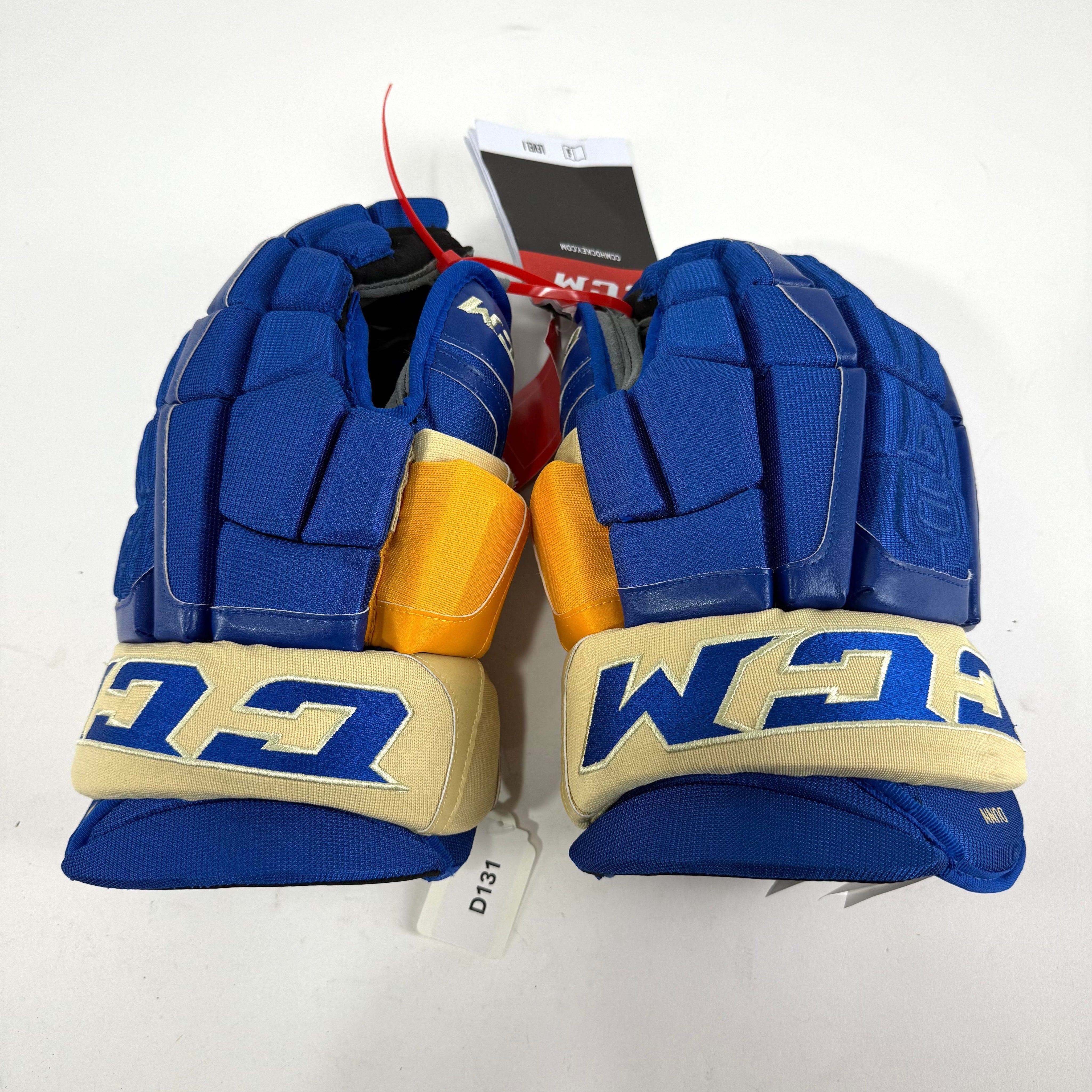 New Stl Blues Heritage CCM HGCL Gloves | 14" | Dunn | D131 - Top Flight Hockey