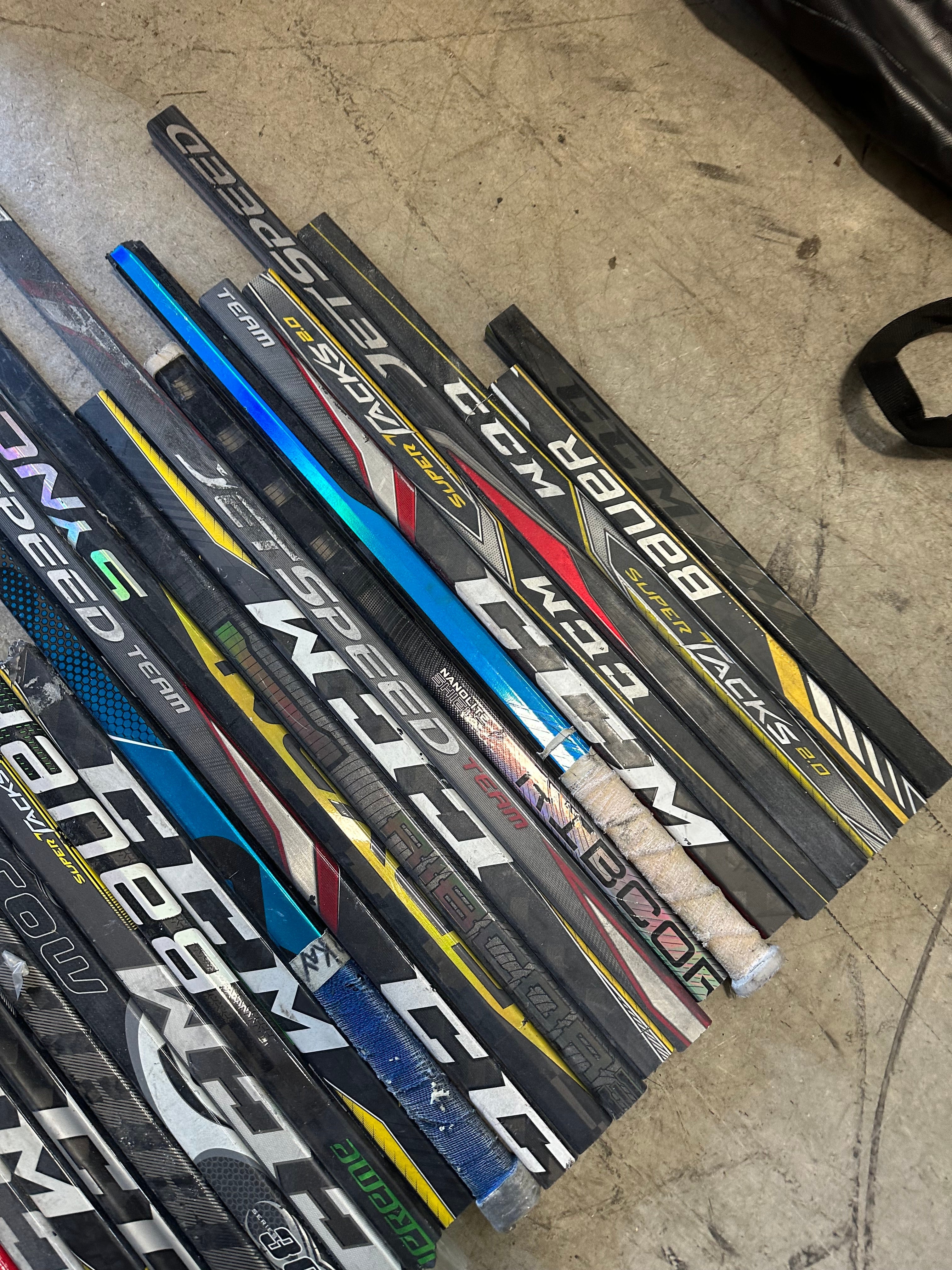 Huge Lot of Broken Player Sticks for Projects - #C46