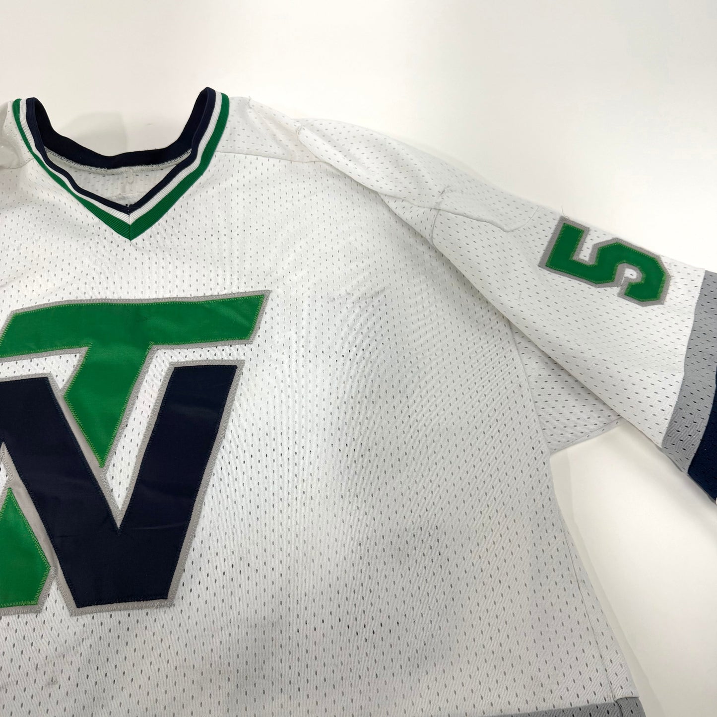 Used White New Trier Jersey | Senior XL | J104