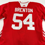 BRENTON #45 - Red Chicago Blackhawks Practice Jersey - Adidas MIC Size 58 - Top Flight Hockey