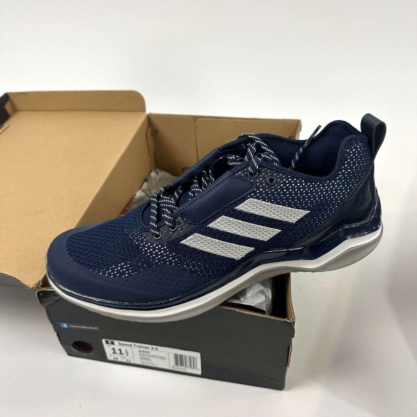 Brand New Navy Blue Adidas Speed Trainer 3.0 Shoes | Size 11.5D - Top Flight Hockey