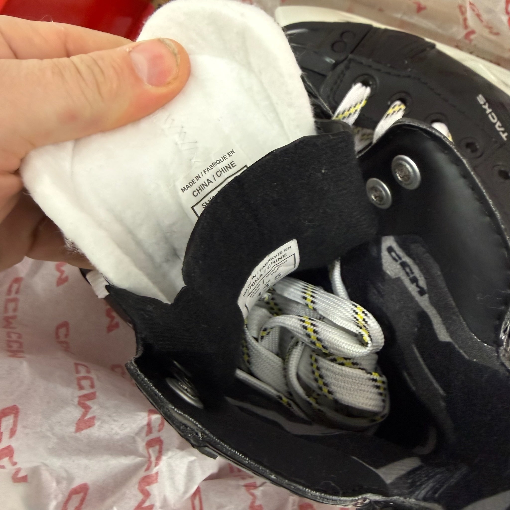 New CCM Tacks AS580 Skates | Jr 13.5-1.5 R | J725 - Top Flight Hockey