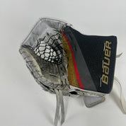 Used Vegas Knights White and Gold Bauer Supreme Ultra Sonic Glove | Full Right | Thompson | 590