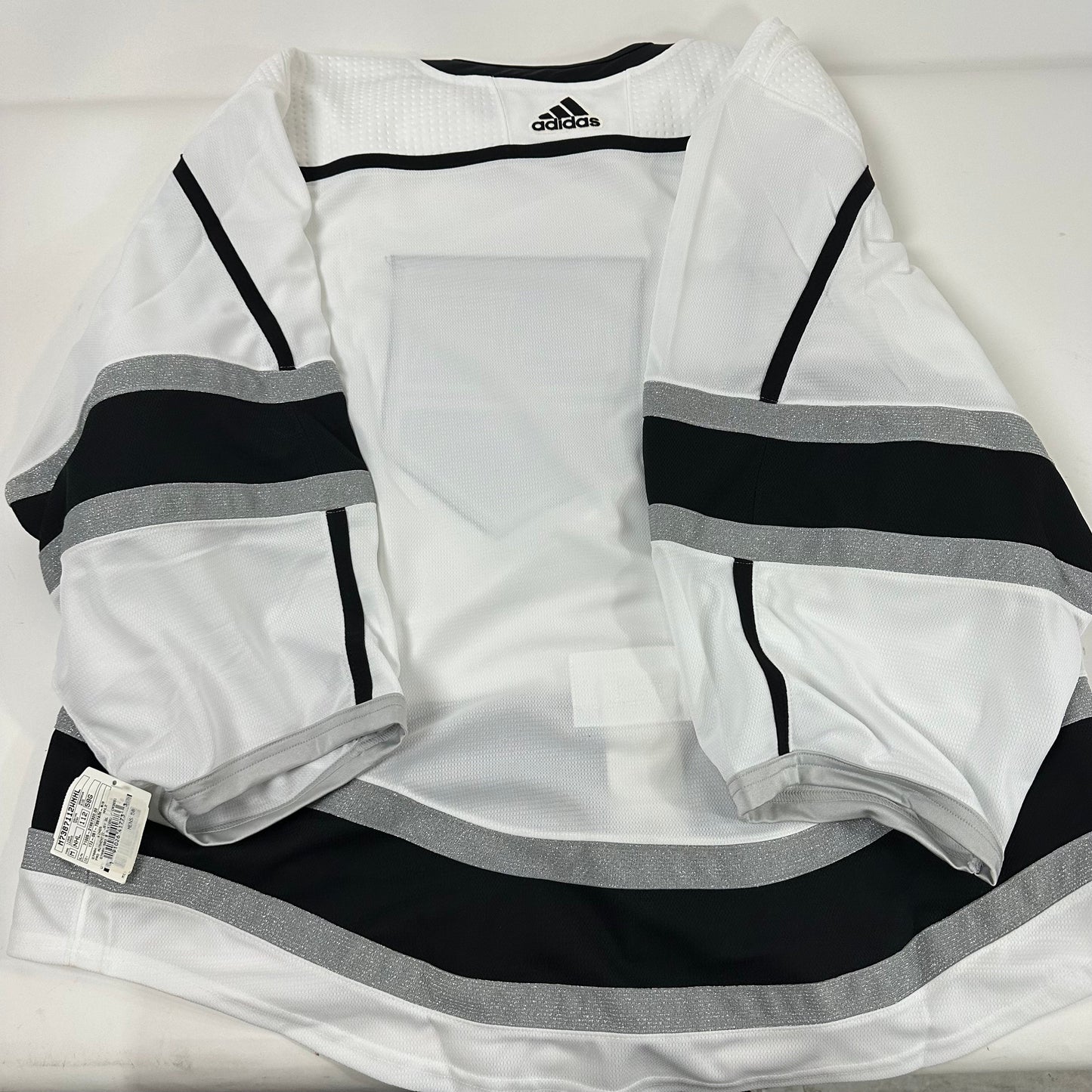 Brand New Blank Adidas MIC LA Kings Game Jersey | White | Size 58 - Top Flight Hockey