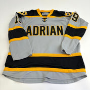 Used Adrian College Grey Womens JOG Game Jersey | Size Medium-50 | #19