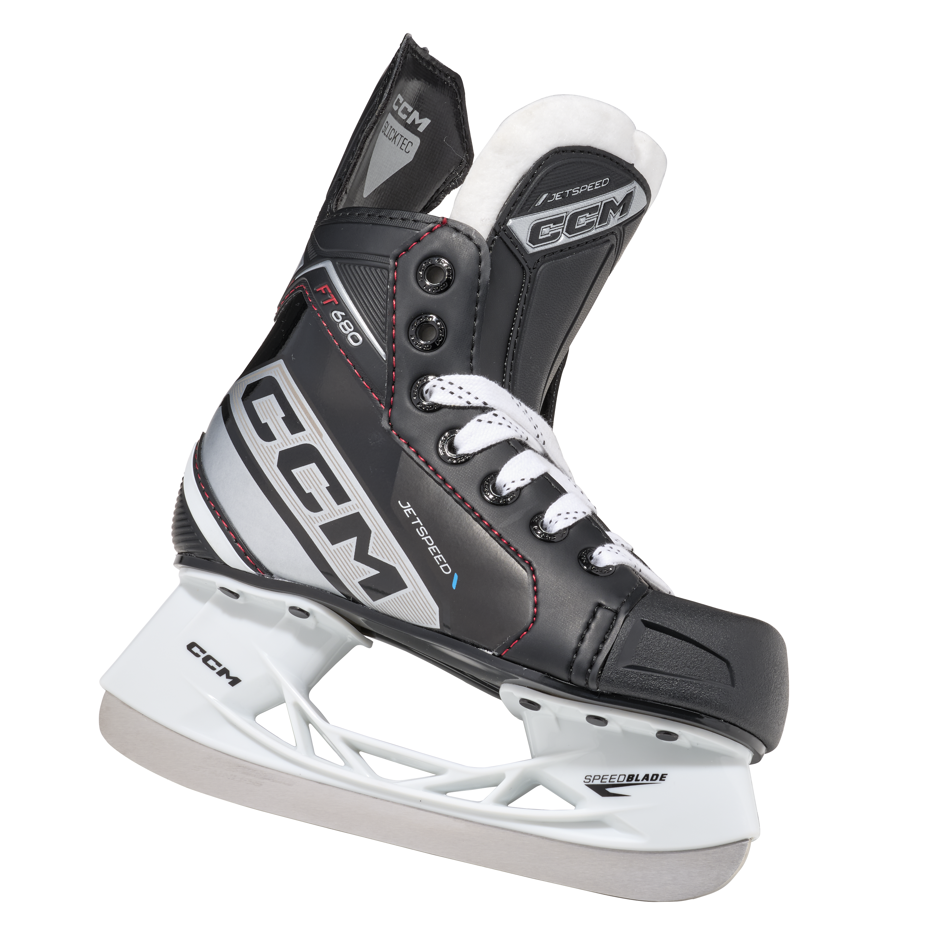 New Youth CCM Jetspeed FT680 Hockey Skates Regular Width Retail Size 12.5