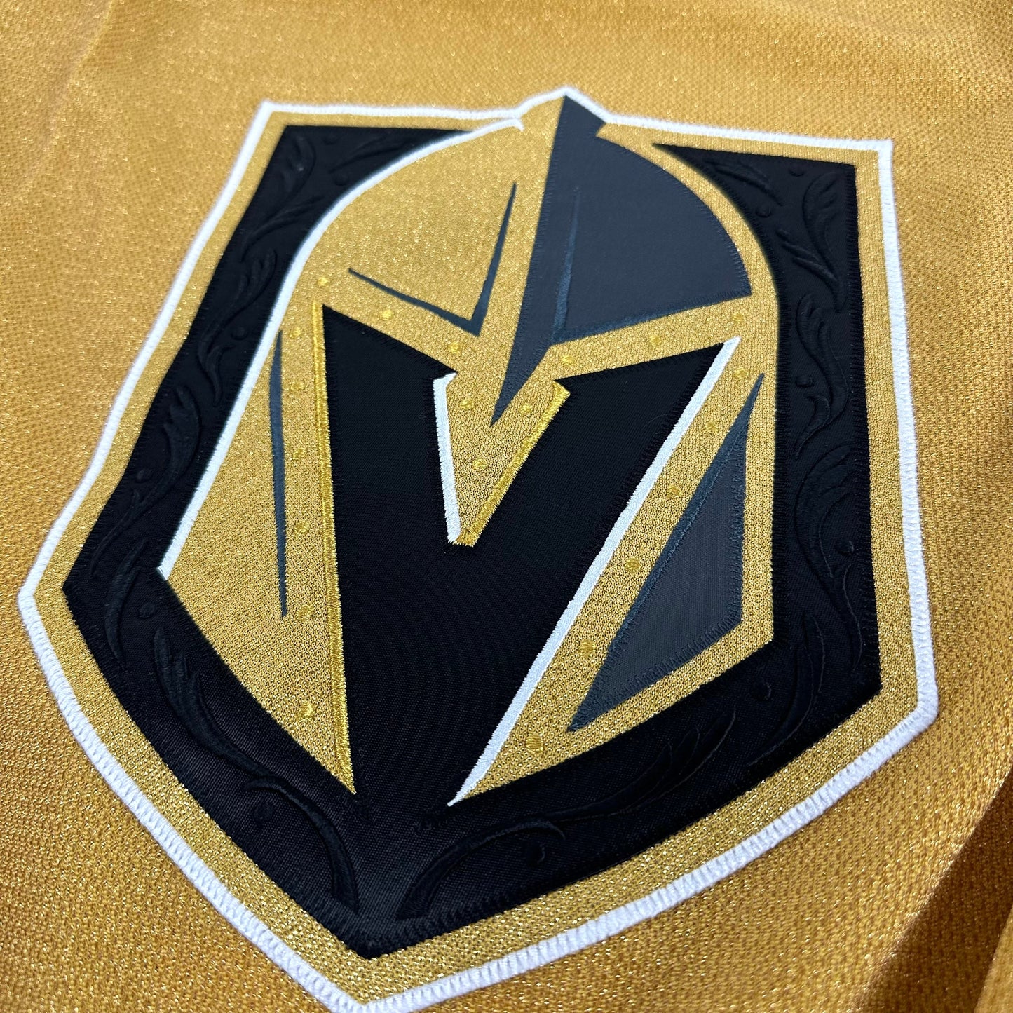 Brand New GOLD Primegreen Vegas Golden Knights MIC Made in Canada Blank Game Jersey - Size 60 - Top Flight Hockey