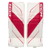 New CCM White E Flex 6.9 Goalie Leg Pads | 30+1" | #191520631932 - Top Flight Hockey