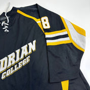 Used Adrian College Black Harrow Mens Game Jersey | Size XL | #18